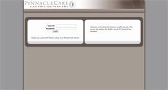 Desktop Screenshot of mypinnaclecare.com