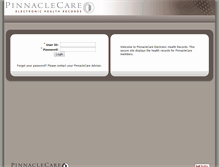 Tablet Screenshot of mypinnaclecare.com